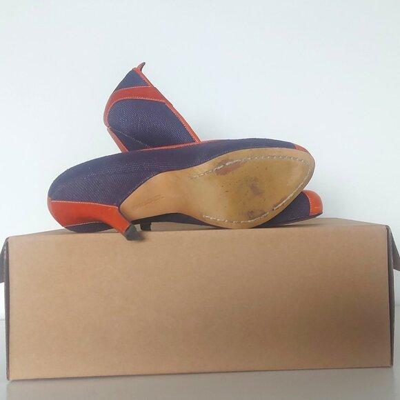 Diesel Purple and Orange Pumps - Size 37 (US 7) - Picture 7 of 10